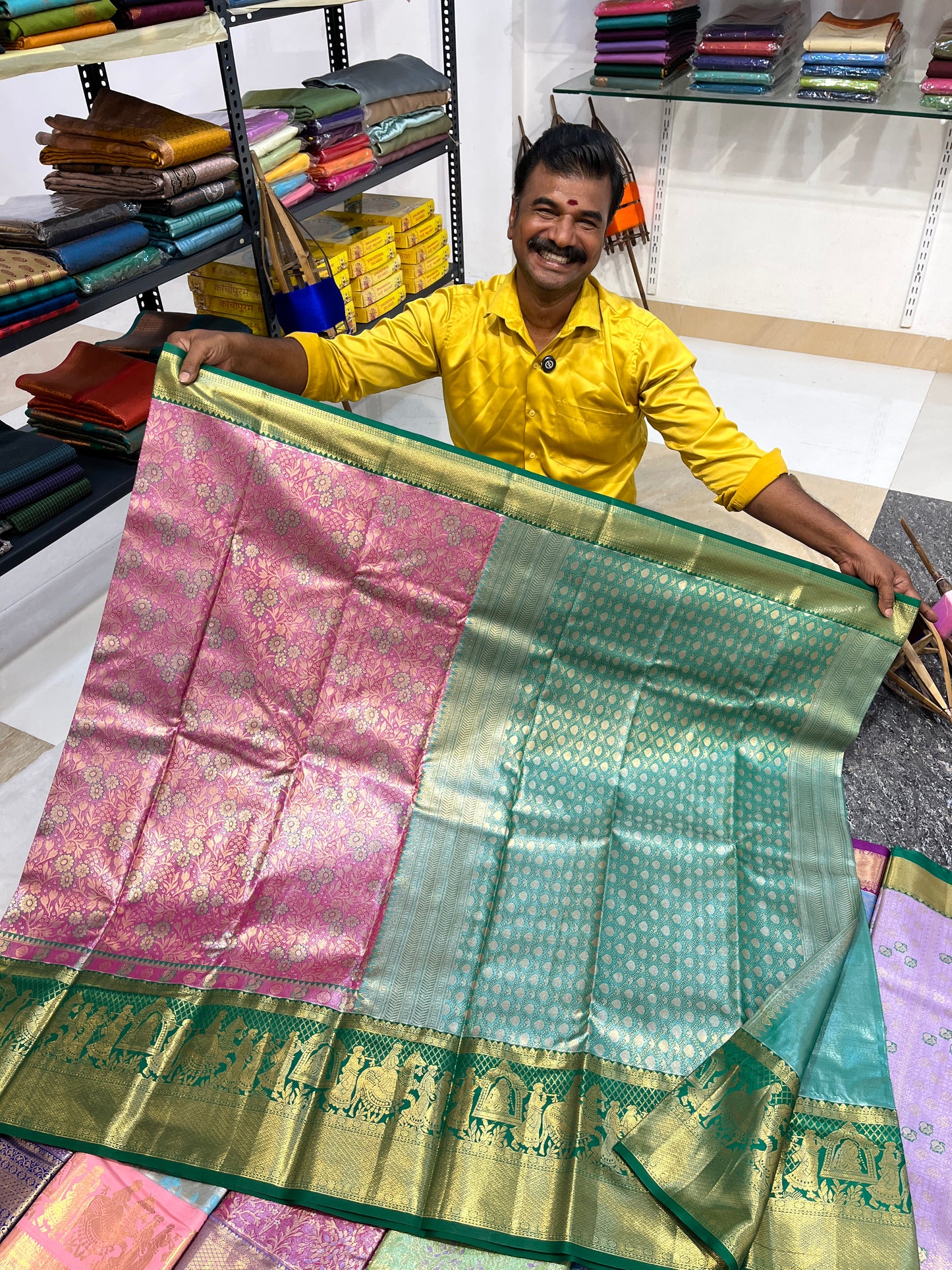 Semi Kanchi Silk Saree 002