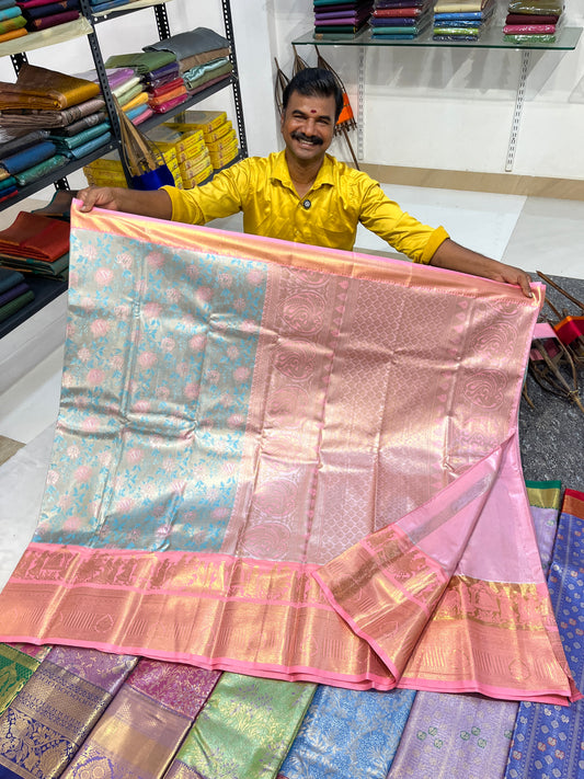 Semi Kanchi Silk Saree 001